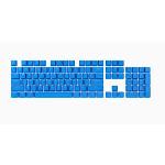 PBT Double-Shot Pro Keycaps -- 105-KeyBE Layout  ELGATO Blue AZERTY BE