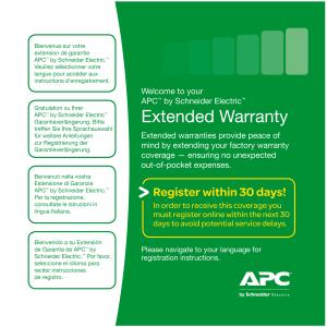 Service Pack 3 Year Warranty Extension (for new product purchases)                          = ENVELO