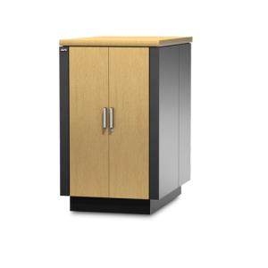Netshelter Cx 24u 750mm Wide X 1115 Mm Deep Enclosure Oak/ Grey Finish Intl