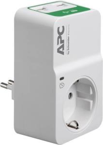 Essential SurgeArrest 1 Outlet 230V, 2 Port USB Charger, Italy