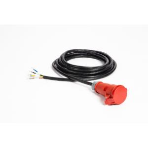 Power Cable Kit for Row Power Distribution Panel, 3 Phase Connector, 230/400V, Length 5m