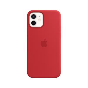 iPhone 12/12 Pro - Silicone Case With Magsafe - red