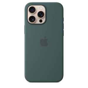 iPhone 16 Pro Max - Silicone Case With Magsafe - Lake Green