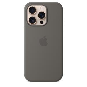 iPhone 16 Pro - Silicone Case With Magsafe - Stone Gray