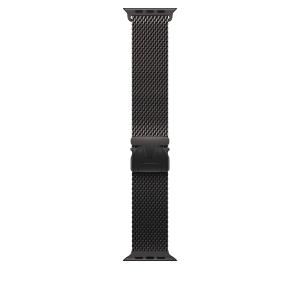 49mm Black Titanium Milanese Loop - Medium