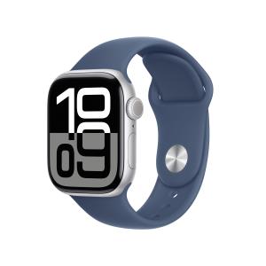 Watch Series 10 Gps 42mm Silver Aluminium Case With Denim Sport Band - M/l