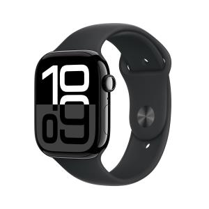 Watch Series 10 Gps 46mm Jet Black Aluminium Case With Black Sport Band - S/m