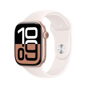 Watch Series 10 Gps 46mm Rose Gold Aluminium Case With Light Blush Sport Band - M/l