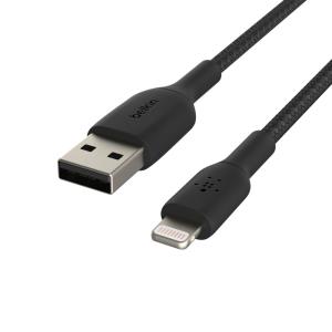 Lightning To USB-a Cable Braid 1m Black