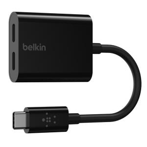 USB-c Audio+charge Adapter Black