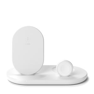 3-in-1 Wireless Pad/stand/apple Watch White