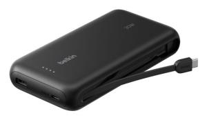 Gaming Powerbank 20000 Mah With Integrated USB-c Cable 30 W Black