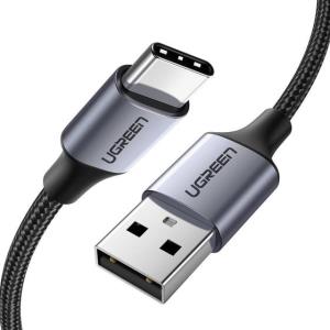 60128 USB-kabel 2 m USB 2.0 USB C USB AZwart