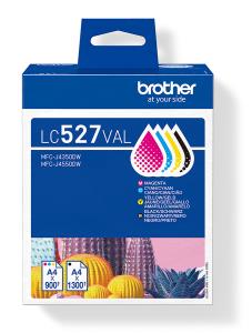 Ink Cartridge - Lc527val Value Pack - 1300 Pages - Black / 900 Pages - Cyan, Yellow, Magenta