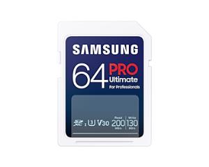 Sd Pro Ultimate - 64GB - R200 / W130 Mb/s(config) With Reader
