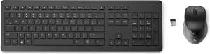 Wireless Rechargeable 950MK Keyboard and Mouse - Qwertzu Swiss-Lux