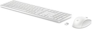 Wireless Keyboard and Mouse 655 Combo - White - Azerty Belgian
