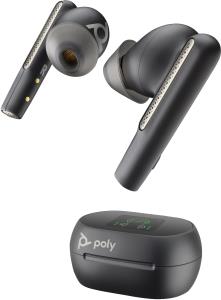 Voyager Free 60+ Uc Bluetooth Wireless Earbuds - Touchscreen Charge Case - USB-a - Black