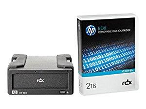 HP RDX+ 2TB USB 3.0 External Disk Backup System
