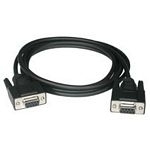 Null Modem Cable Db9 F/f 50cm Black