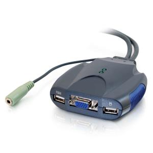 Trulink 2-port Vga And USB Micro KVM With Audio
