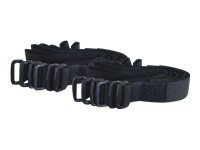 280mm Hook And Loop Cable Management Straps Black 12pk