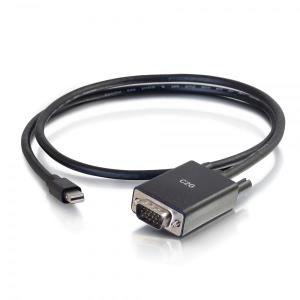 Mini DisplayPort Male to VGA Male Active Adapter Cable - Black 90cm
