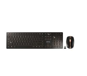 DW 9000 SLIM Desktop Rechargeable - Keyboard and Mouse - Wireless - Black Bronze - Qwerty US/Int'l