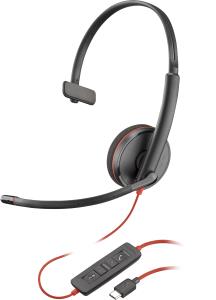 Headset Blackwire 3210 - Monaural - USB-c - Single Unit