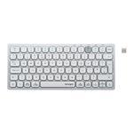 Dual Wireless Compact Keyboard - White - Qwerty - UK