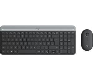 Slim Wireless Keyboard And Mouse Combo Mk470 - Graphite Qwerty IT