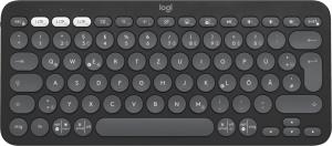 Pebble Keys 2 K380s - Compact Bluetooth Keyboard - Tonal Graphite - Qwertz German