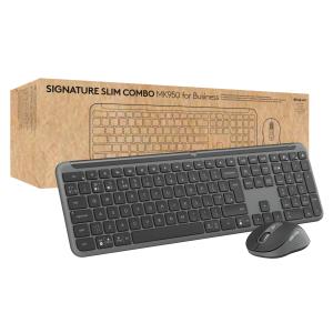 Signature Slim Combo Mk950 - Wireless Keyboard/mouse - Graphite - Qwerty US/Int'l