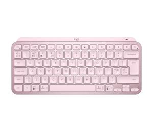 Minimalist Wireless Illuminated Keyboard - Mx Keys Mini - Rose - Qwerty Uk