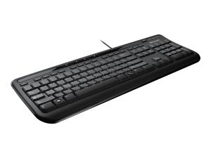 Wired Keyboard 600 - Black - Azerty Belgian