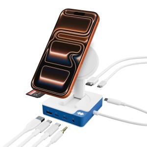 Hyperdrive - Flex Magcharge USB-c Hub (blue)