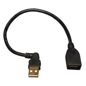 TRIPP LITE USB Right-angle Extension Cable USB A M / F 10in