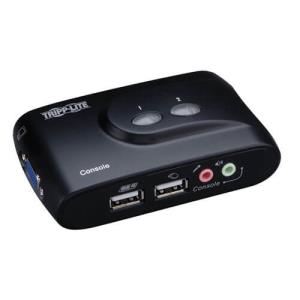 TRIPP LITE Compact USB KVM Switch 2-port With Audio And Cable