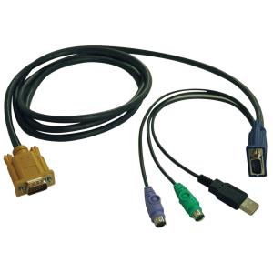 TRIPP LITE KVM Switch USB/ps2 Combo Cable For B020-u08/u16 And B022-u16 KVM 1.8m