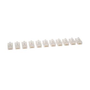 TRIPP LITE RJ45 Plugs for Flat Solid / Stranded Conductor Cable 100-Pack