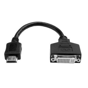 TRIPP LITE HDMI to DVI Cable Adapter (HDMI-M to DVI-D F) 8-in 20.3cm