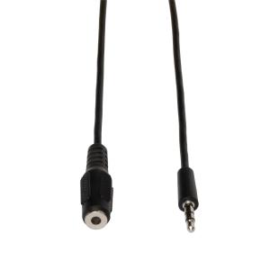 TRIPP LITE 3.5mm Mini Stereo Audio Extension Cable for Speakers and Headphones (M/F) 10-ft 3m