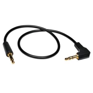 TRIPP LITE 3.5mm Mini Stereo Audio Cable with one Right Angle plug (M/M) 6-ft 1.8m