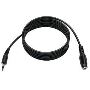 TRIPP LITE 3.5mm Mini Stereo Audio 4 Position TRRS Headset Extension Cable (M/F) 6-ft 1.8m