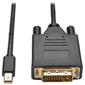 TRIPP LITE Mini DisplayPort 1.2 to DVI Active Adapter Cable Mini DP to DVI (M/M) 1920 x 1080/1080p 6 ft 1.8m