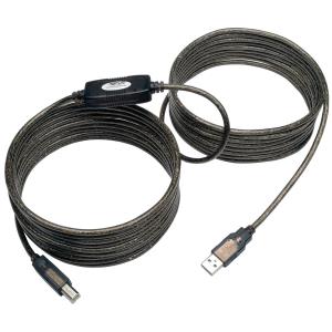 TRIPP LITE USB 2.0 Hi-Speed A/B Active Repeater Cable (M/M) 25-ft 7.6m
