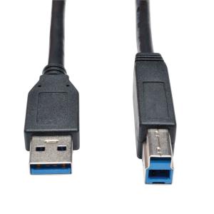 TRIPP LITE USB 3.0 SuperSpeed Device Cable (AB M/M) Black 91cm