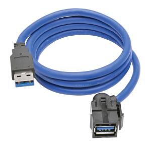 TRIPP LITE USB 3.0 SuperSpeed Keystone Jack Type-A Extension Cable (M/F) 91cm 3 ft