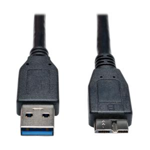 TRIPP LITE USB 3.0 SuperSpeed Device Cable (A to Micro-B M/M) Black 91cm