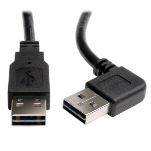 TRIPP LITE Universal Reversible USB 2.0 Cable (Right/Left Angle Reversible A to Reversible A M/M) 91cm